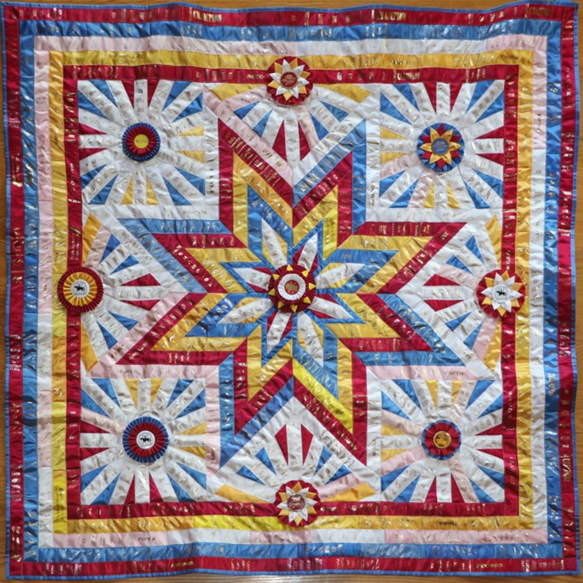 ShowThrow Heirloom Ribbon Quilts by Lani B. Ohly